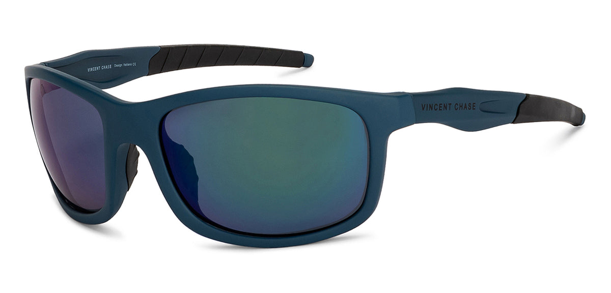 Blue Sports Full Rim Unisex Sunglasses by Vincent Chase Polarized-200504 –  Lenskart