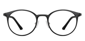 Black Round Full Rim Unisex Eyeglasses by Lenskart Air Online-149732