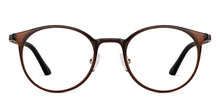 Load image into Gallery viewer, Brown Round Full Rim Unisex Eyeglasses by Lenskart Air Online-149733