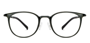 Green Round Full Rim Unisex Eyeglasses by Lenskart Air Online-149736