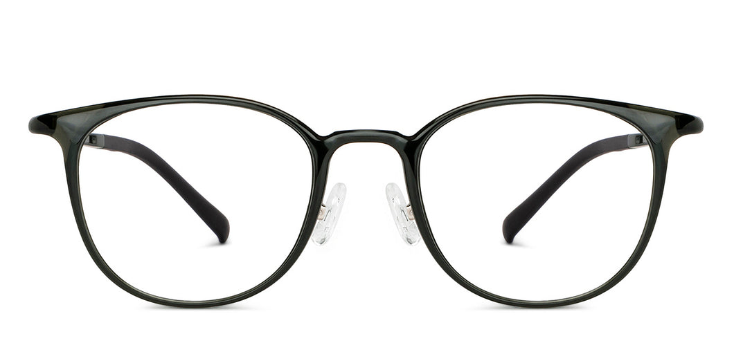 Green Round Full Rim Unisex Eyeglasses by Lenskart Air Online-149736