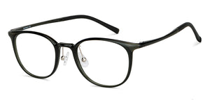 Green Round Full Rim Unisex Eyeglasses by Lenskart Air Online-149736
