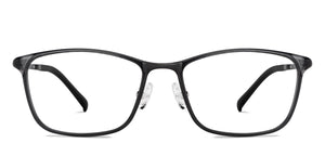 Grey Rectangle Full Rim Unisex Eyeglasses by Lenskart Air Online-149730