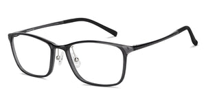 Grey Rectangle Full Rim Unisex Eyeglasses by Lenskart Air Online-149730