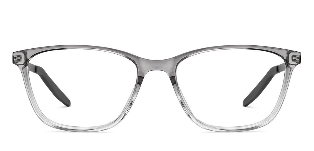Gray Square Full Rim Unisex Eyeglasses by Lenskart Air-150475