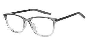 Gray Square Full Rim Unisex Eyeglasses by Lenskart Air-150475