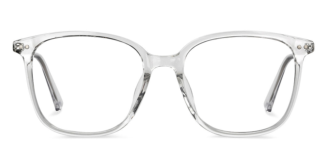 Transparent Square Full Rim Unisex Eyeglasses by Lenskart Air-150083
