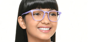 Purple Wayfarer Full Rim Unisex Eyeglasses by Hooper-219070