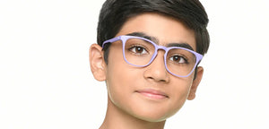 Purple Wayfarer Full Rim Unisex Eyeglasses by Hooper-219070