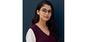 Gold Square Full Rim Unisex Eyeglasses by Lenskart-232706
