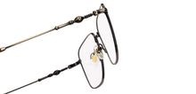 Load image into Gallery viewer, Gold Square Full Rim Unisex Eyeglasses by Lenskart-232706