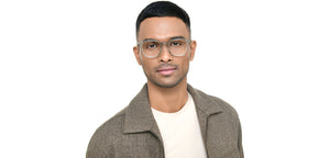 Ash Wayfarer Full Rim Unisex Eyeglasses by Lenskart Hustlr-224171