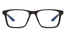 Load image into Gallery viewer, Black Rectangle Full Rim Unisex Eyeglasses by Lenskart Air-236452