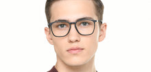 Load image into Gallery viewer, Black Square Full Rim Unisex Eyeglasses by John Jacobs-218001