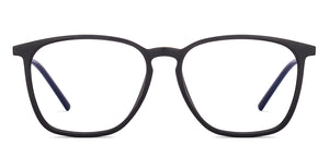 Black Square Full Rim Unisex Eyeglasses by John Jacobs-218001