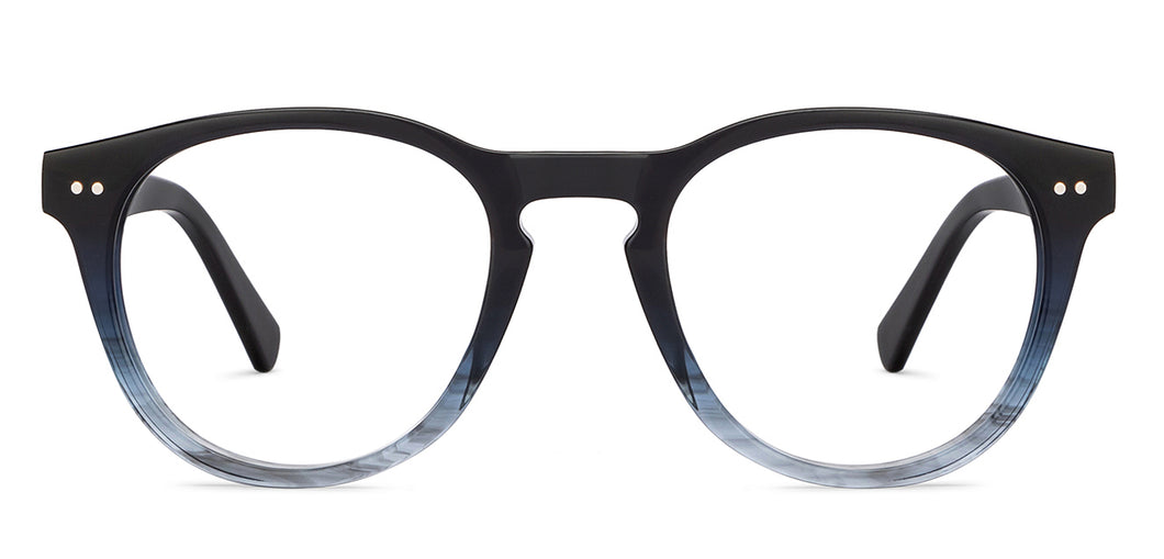 Black Round Full Rim Unisex Eyeglasses by Vincent Chase Online-205546