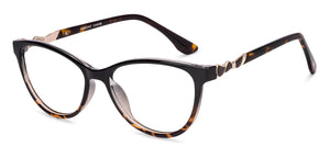 Black Cat Eye Full Rim Women Eyeglasses by Vincent Chase-222403
