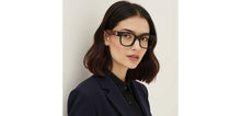 Load image into Gallery viewer, Black Square Full Rim Unisex Eyeglasses by John Jacobs-236876