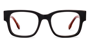 Black Square Full Rim Unisex Eyeglasses by John Jacobs-236876