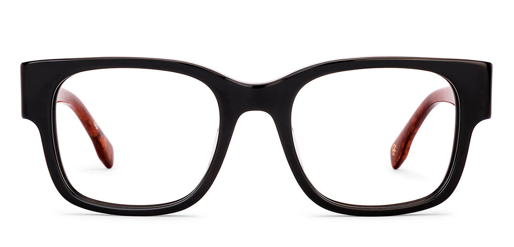 Black Square Full Rim Unisex Eyeglasses by John Jacobs-236876