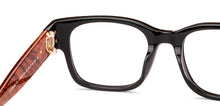 Load image into Gallery viewer, Black Square Full Rim Unisex Eyeglasses by John Jacobs-236876
