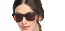 Load image into Gallery viewer, Black Wayfarer Full Rim Unisex Sunglasses by Vincent Chase Online-212612