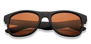 Black Wayfarer Full Rim Unisex Sunglasses by Vincent Chase Online-212612