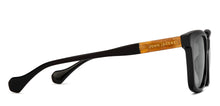 Load image into Gallery viewer, Black Wayfarer Full Rim Unisex Sunglasses by John Jacobs-216869