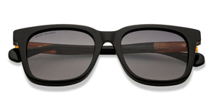 Black Wayfarer Full Rim Unisex Sunglasses by John Jacobs-216869