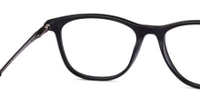 Load image into Gallery viewer, Black Rectangle Full Rim Unisex Eyeglasses by Vincent Chase-224424