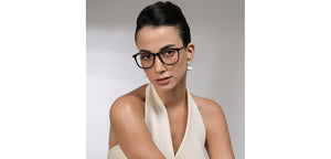 Black Rectangle Full Rim Unisex Eyeglasses by Vincent Chase-224424
