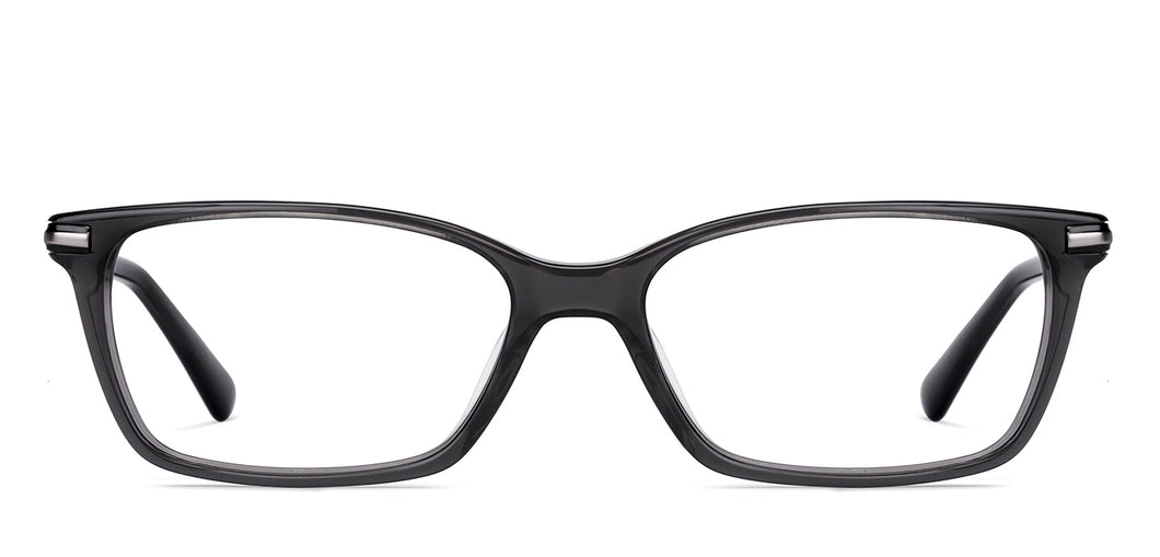 Black Rectangle Full Rim Unisex Eyeglasses by Vincent Chase-224427