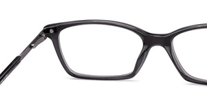 Black Rectangle Full Rim Unisex Eyeglasses by Vincent Chase-224427