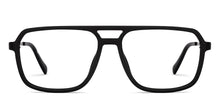 Load image into Gallery viewer, Black Aviator Full Rim Unisex Eyeglasses by John Jacobs-229389