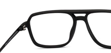 Load image into Gallery viewer, Black Aviator Full Rim Unisex Eyeglasses by John Jacobs-229389