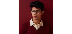 Black Aviator Full Rim Unisex Eyeglasses by Lenskart-232713