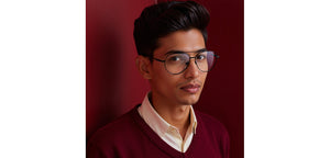 Black Aviator Full Rim Unisex Eyeglasses by Lenskart-232713