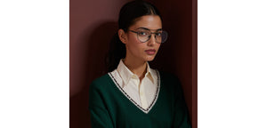 Black Aviator Full Rim Unisex Eyeglasses by Lenskart-232713