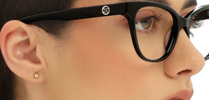 Black Cat Eye Full Rim Women Eyeglasses by John Jacobs-217271