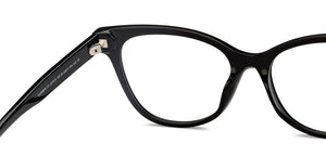 Black Cat Eye Full Rim Women Eyeglasses by John Jacobs-217271