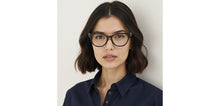 Load image into Gallery viewer, Black Cat Eye Full Rim Women Eyeglasses by John Jacobs-236873