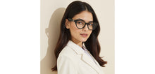 Load image into Gallery viewer, Black Cat Eye Full Rim Women Eyeglasses by John Jacobs-236873