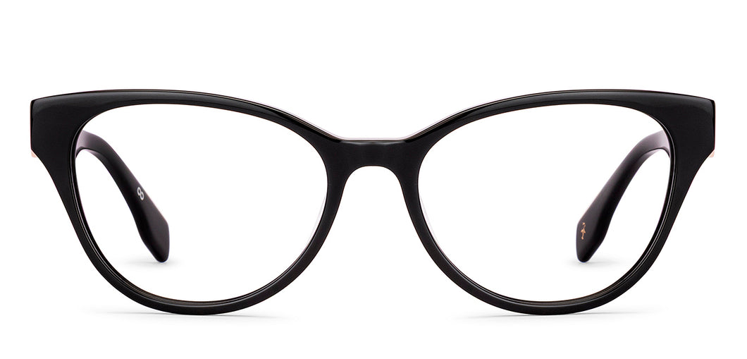 Black Cat Eye Full Rim Women Eyeglasses by John Jacobs-236873