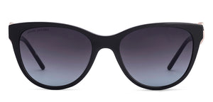 Black Cat Eye Full Rim Women Sunglasses by John Jacobs-225418