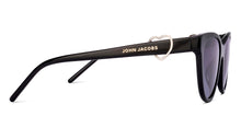 Load image into Gallery viewer, Black Cat Eye Full Rim Women Sunglasses by John Jacobs-225418