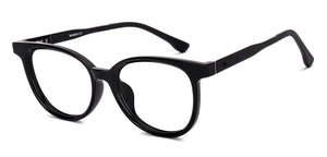 Black Cat Eye Full Rim Unisex Eyeglasses by Lenskart Air-225442