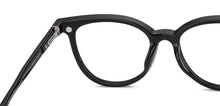 Load image into Gallery viewer, Black Cat Eye Full Rim Unisex Eyeglasses by Lenskart Air-225442