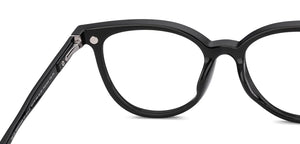 Black Cat Eye Full Rim Unisex Eyeglasses by Lenskart Air-225442