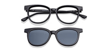 Load image into Gallery viewer, Black Cat Eye Full Rim Unisex Eyeglasses by Lenskart Air-225442