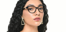 Load image into Gallery viewer, Black Cat Eye Full Rim Women Eyeglasses by Lenskart-219456